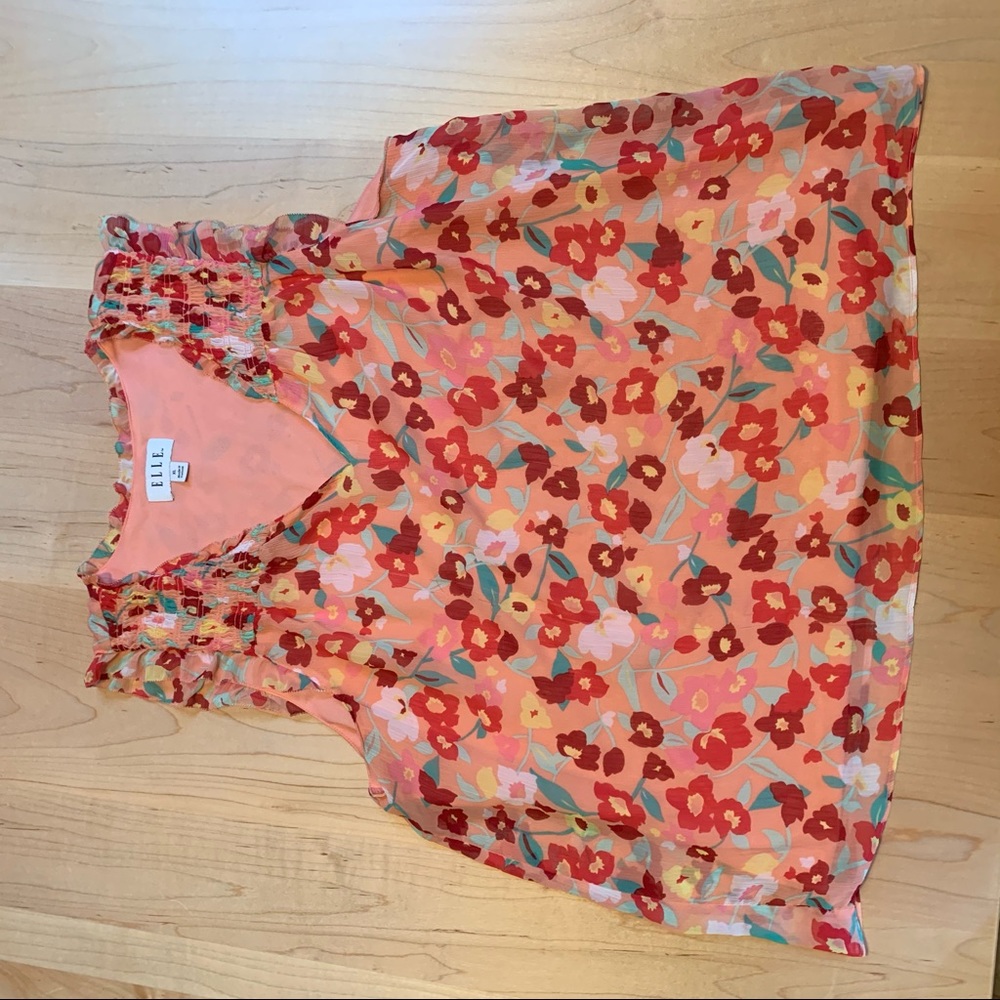Coral Floral Tank